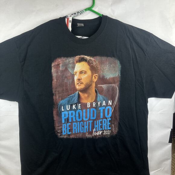 Unbranded Other - Luke Bryan 2021 Proud to Be Right Here Tour Concert TShirt Size 2XL